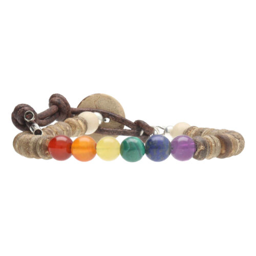 Armband Basic B6 – Rainbow – Kokos