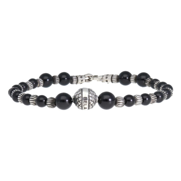 Armband Bohemian B3 – Onyx – Sterling Zilver