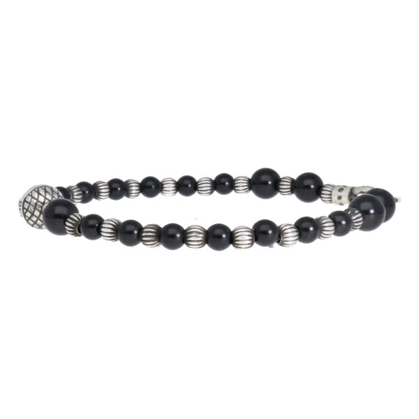 Armband Bohemian B3 – Onyx – Sterling Zilver