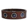 Armband Classic W17 Vintage leder Lapis Lazuli Sterling Zilver-1