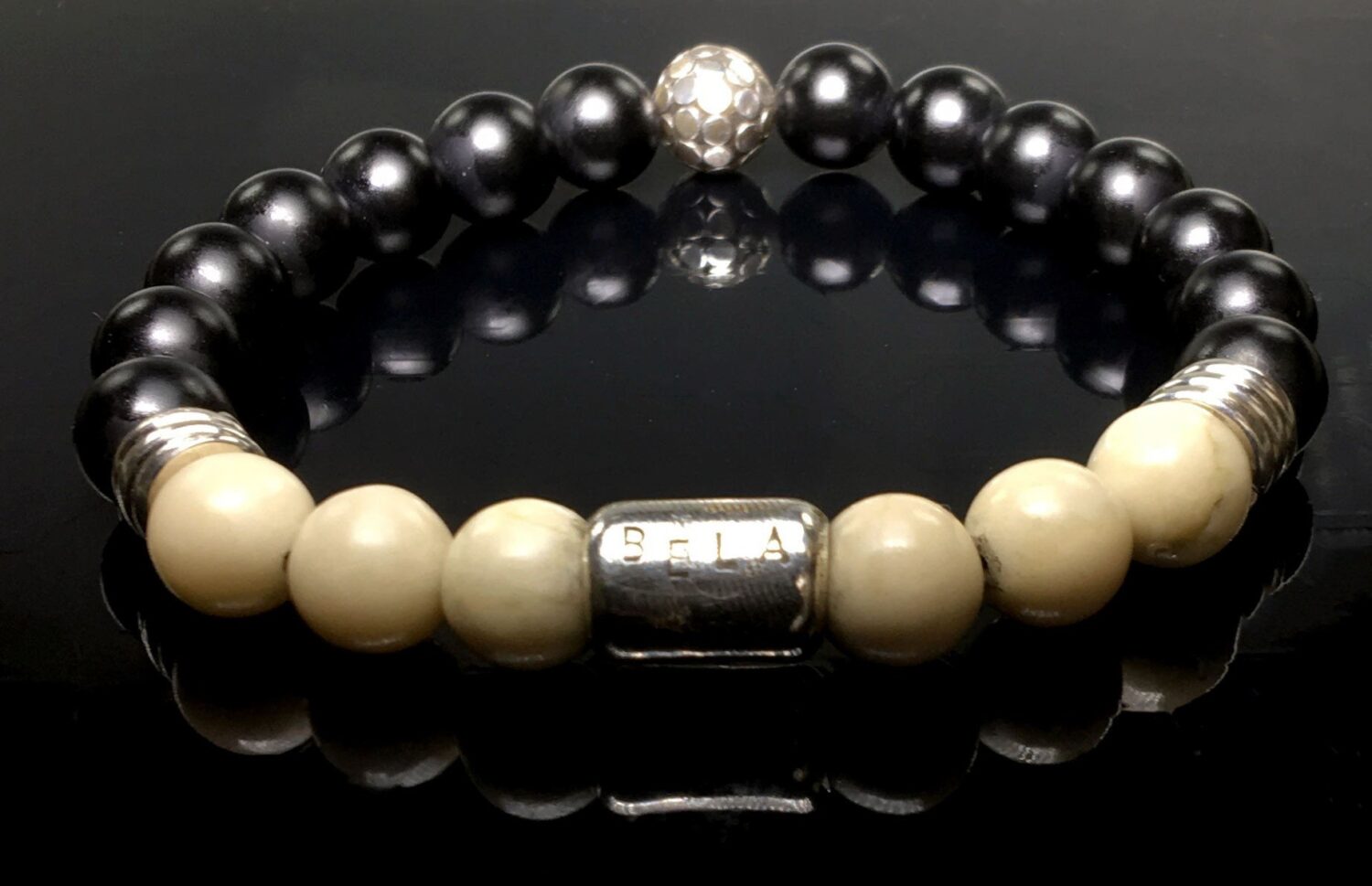 Armband Luxury B10 – Onyx - Fossil - Sterling zilver - 50% korting - Afbeelding 7