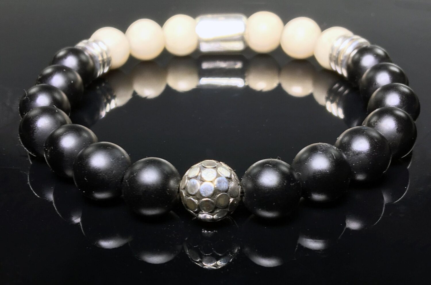 Armband Luxury B10 – Onyx - Fossil - Sterling zilver - 50% korting - Afbeelding 6