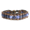 Armband Blue Jeans B8 Mat Sodaliet kokos leer-1