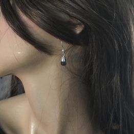 Oorbellen Elegance – Saffier blauw – Hydro Kwarts – Sterling Zilver