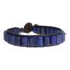 Armband Classic Blue Jeans B6 Blauw Lapis Lazuli Leer-4