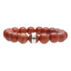 Armband Luxury B12 - Redstone - Sterling Zilver-4