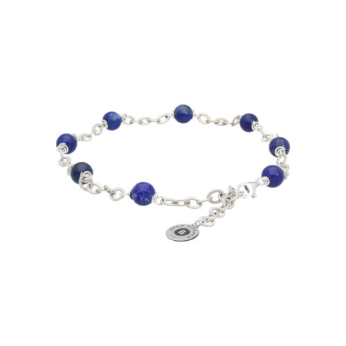 Enkelbandje Wrap Wire B6 – Lapis Lazuli – Sterling Zilver