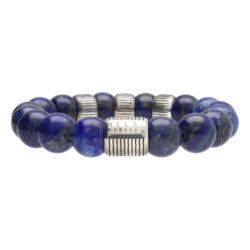Armband Luxury B12 Retro - Lapis Lazuli - Sterling Zilver