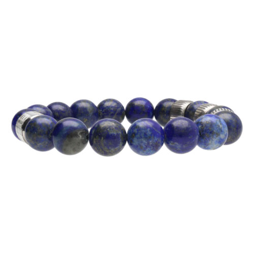 Armband Luxury B12 Retro – Lapis Lazuli – Sterling Zilver