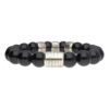 Armband Luxury B12 Retro - Onyx - Sterling Zilver-1