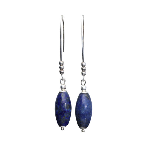 Oorbellen Blue Jeans – Lapis Lazuli – Sterling Zilver