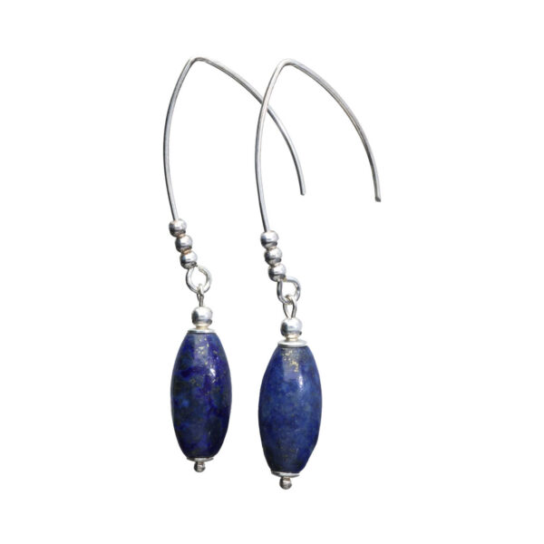 Oorbellen Blue Jeans – Lapis Lazuli – Sterling Zilver