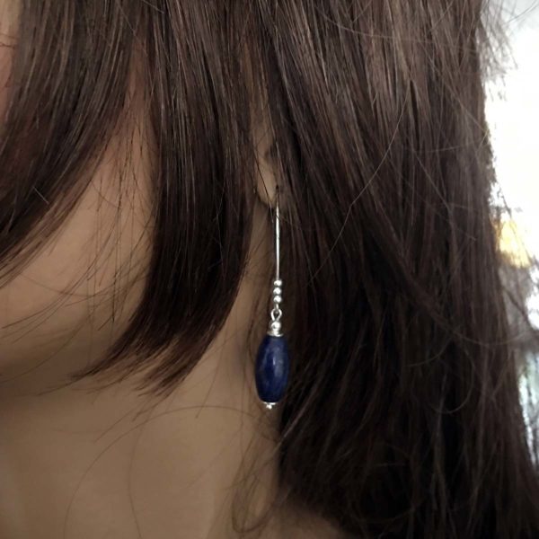 Oorbellen Blue Jeans – Lapis Lazuli – Sterling Zilver