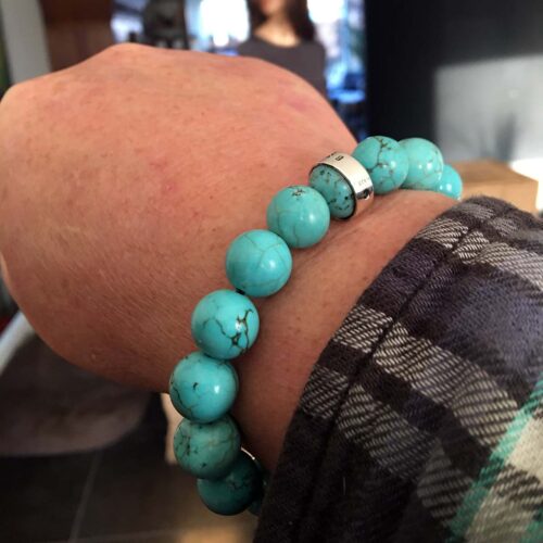 Armband Luxury B12 – Turquoise – Sterling Zilver