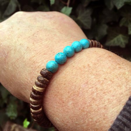Armband Basic B8 – Turquoise – Kokos