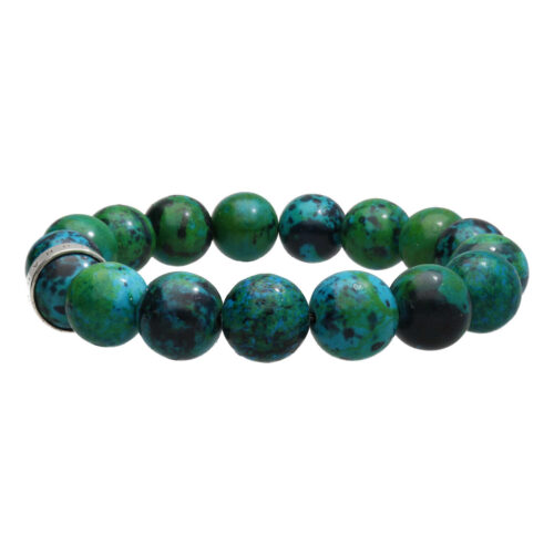 Armband Luxury B12 – Chrysocolla – Sterling Zilver