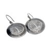 Oorbellen Bohemian W32 Levensboom Sterling Zilver-3