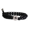 Armband Classic B8 mat zwarte Onyx Leer Sterling Zilver-3