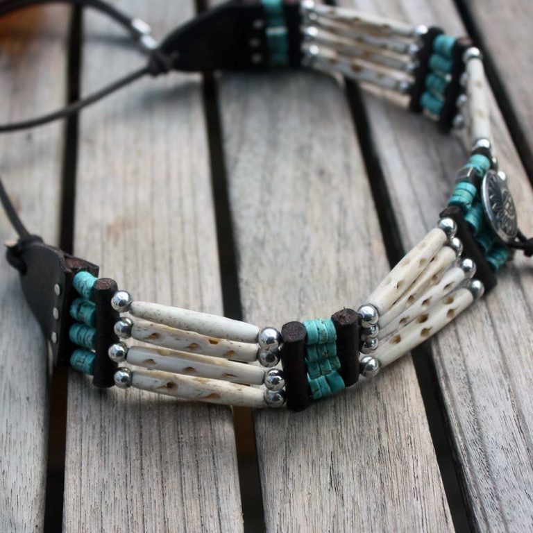 Indian Pipe Choker - Bela Donaco - Native Art