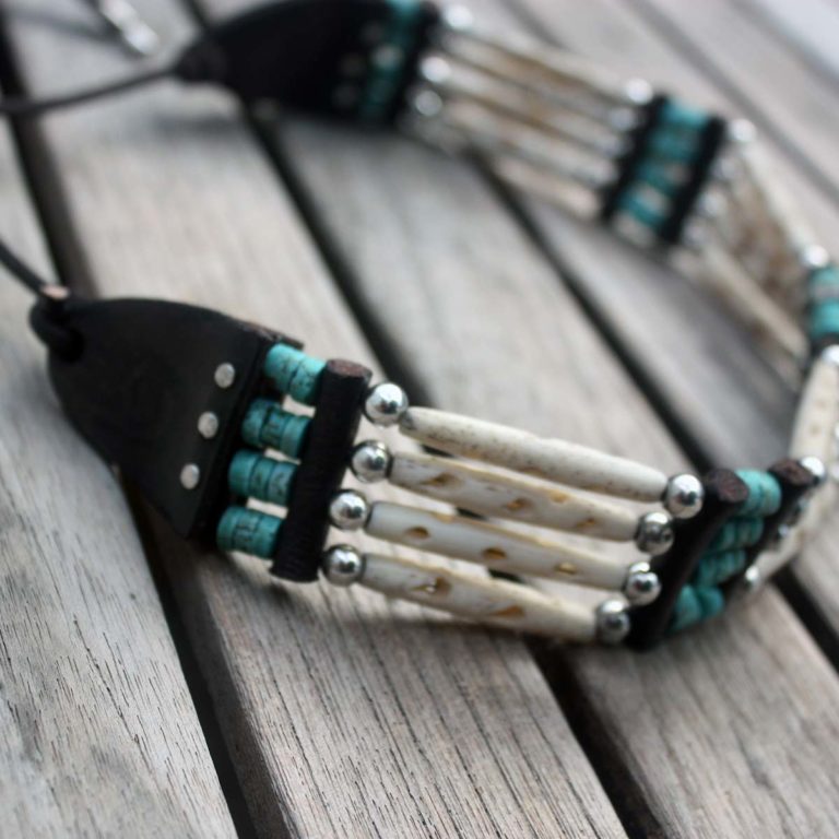 Indian Pipe Choker - Bela Donaco - Native Art