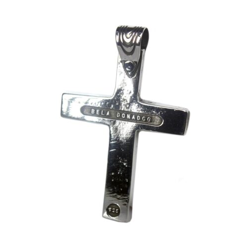 Hanger Sterling Zilveren Kruis – 4.5 x 3 cm inclusief ketting