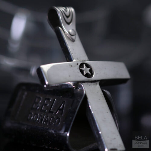 Hanger Sterling Zilveren Kruis – 4.5 x 3 cm inclusief ketting