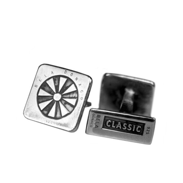 Manchetknopen Classic W14 – Handmade – Sterling Zilver
