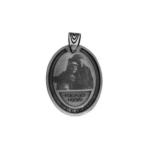 Custommade gedenk medallion Classic – Sterling Zilver