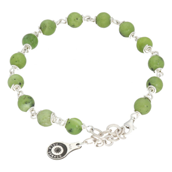 Armband Wrap Wire B6 – Canadese Jade – Sterling Zilver