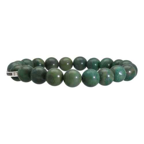 Armband Luxury B10 – Afrikaanse Jade – Sterling Zilver