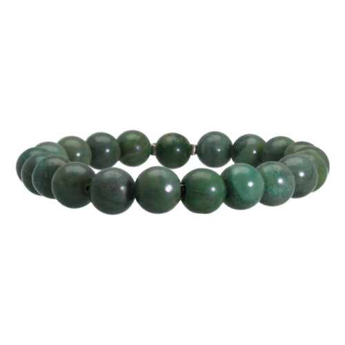 Armband Luxury B10 – Afrikaanse Jade – Sterling Zilver