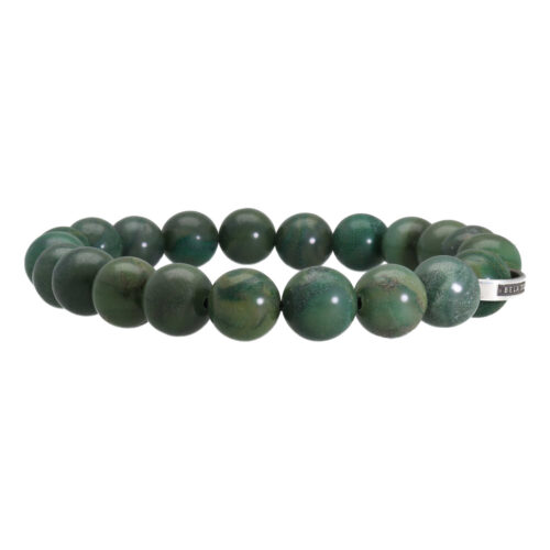 Armband Luxury B10 – Afrikaanse Jade – Sterling Zilver