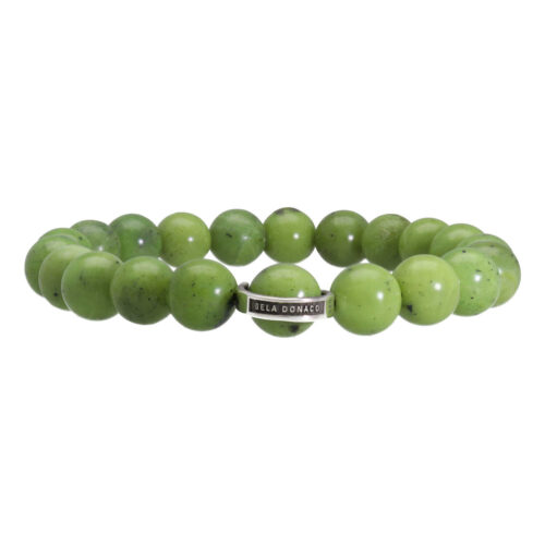 Armband Luxury B10 – Canadese Jade – Sterling Zilver