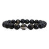 Armband Luxury B10 Gold sheen Obsidiaan Sterling Zilver-3