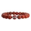 Armband Luxury B10 Redstone Jaspis Sterling Zilver-4