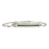 Armbandje W5 Art Deco - Resign Art - Groen - Sterling Zilver-6