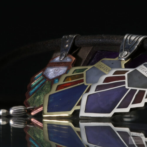 Hanger Art Deco – Sterling Zilver – Resin art