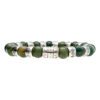 Armband Luxury - Supreme B10 - Afrikaanse Jade - Geoxideerd Sterling Zilver-1