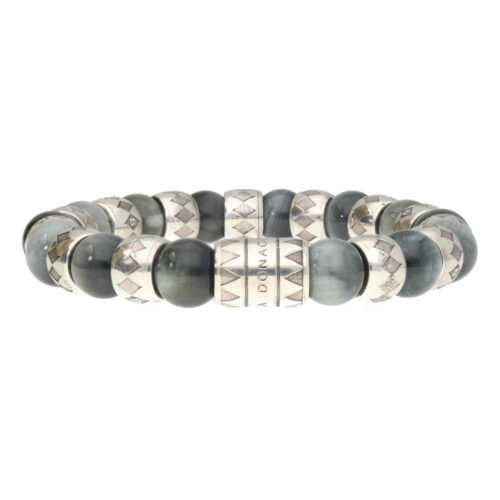 Armband Luxury – Supreme B10 – Hawk’s Eye – Geoxideerd Sterling Zilver