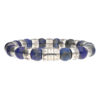 Armband Luxury - Supreme B10 - Lapis Lazuli - Geoxideerd Sterling Zilver-3