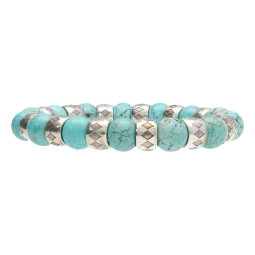 Armband Luxury – Supreme B10 – Turquoise – Geoxideerd Sterling Zilver