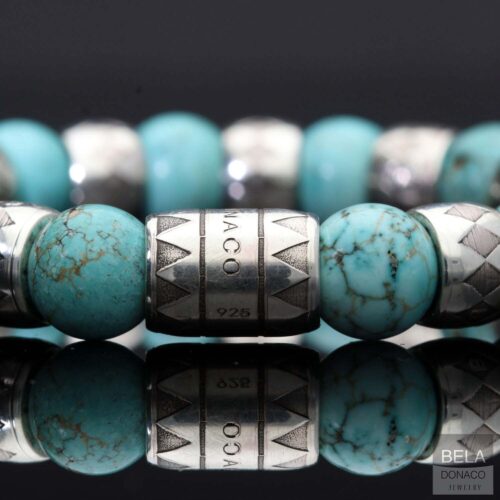 Armband Luxury – Supreme B10 – Turquoise – Geoxideerd Sterling Zilver