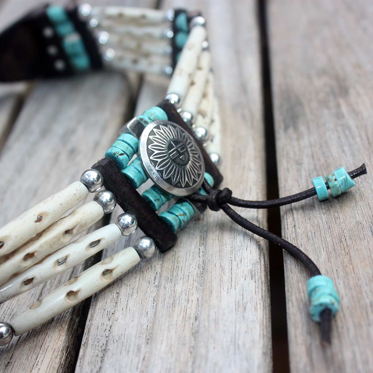 Indian Pipe Choker - Bela Donaco - Native Art