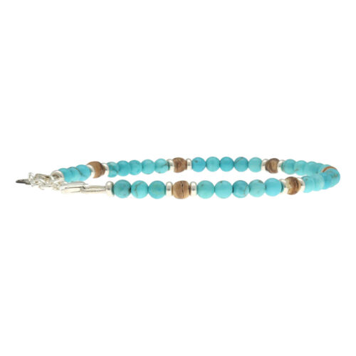 Armband Bohemian B4 – Turquoise – Sterling Zilver