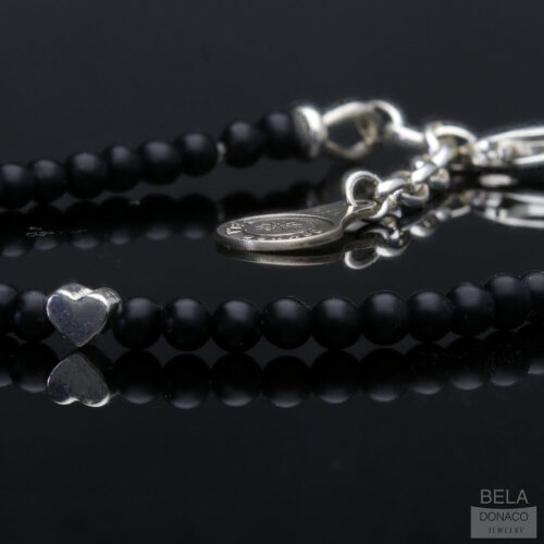 Ketting Classic B3 – Onyx – Sterling Zilver – Valentijn