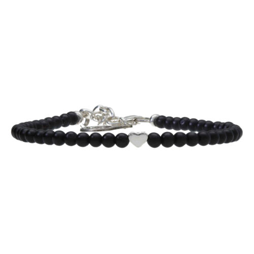 Armband Classic B3 – Onyx – Sterling Zilver