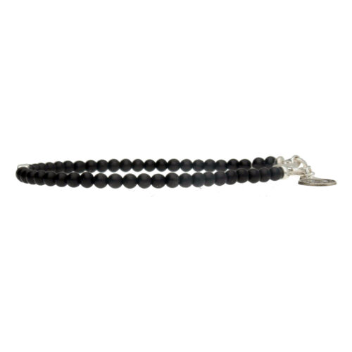 Armband Classic B3 – Onyx – Sterling Zilver
