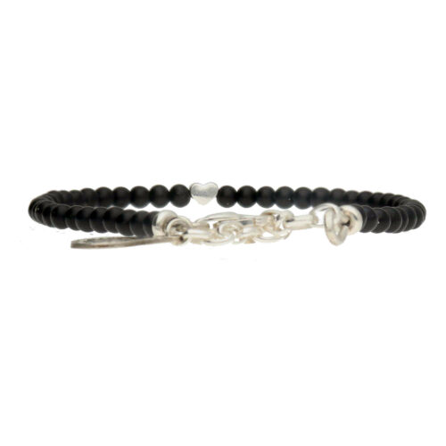 Armband Classic B3 – Onyx – Sterling Zilver