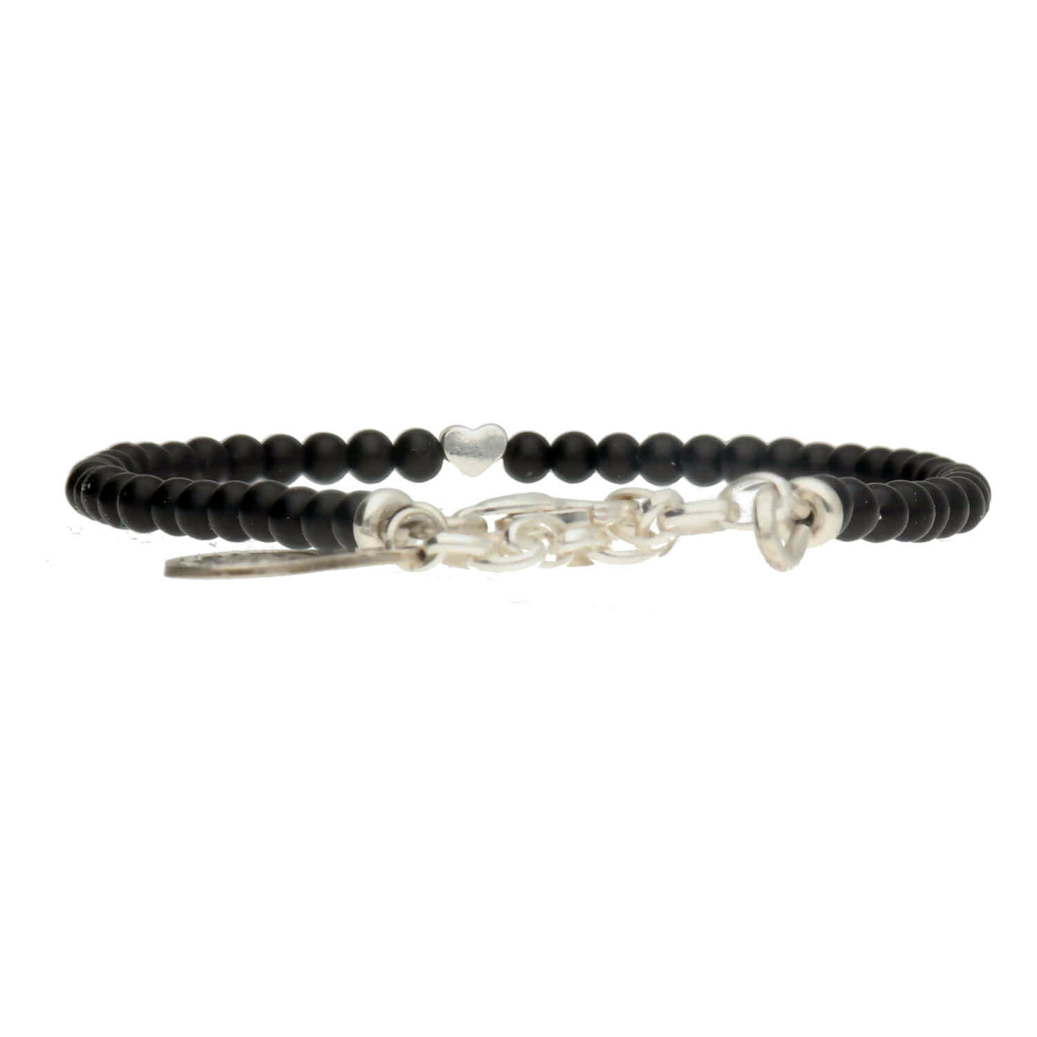 Armband Classic B3 - Onyx - Sterling Zilver