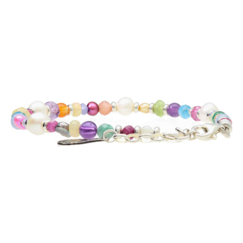 Armband Supreme – Multi Color – Multi gemstone – Sterling Zilver